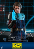 Hot Toys 1/6 TMS020 - Star Wars The Clone Wars - Anakin Skywalker and Stap