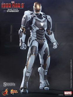 Hot Toys 1/6 MMS214 Iron Man 3 - Iron Man Mark XXXIX - Starboost
