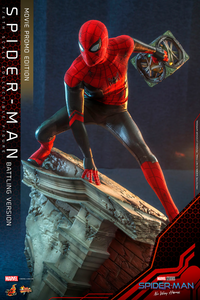 Hot Toys MMS625 Spider-Man: No Way Home - Spider-Man (Battling Version) Movie Promo Edition