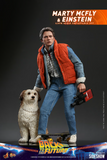 Hot Toys 1/6 MMS573 Back to The Future - Marty McFly and Einstein Set