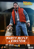 Hot Toys 1/6 MMS573 Back to The Future - Marty McFly and Einstein Set