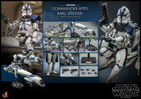 Hot Toys 1/6 TMS076 Star Wars: The Clone Wars Clone Commander Appo and BARC Speeder