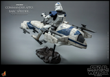 Hot Toys 1/6 TMS076 Star Wars: The Clone Wars Clone Commander Appo and BARC Speeder