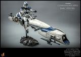 Hot Toys 1/6 TMS076 Star Wars: The Clone Wars Clone Commander Appo and BARC Speeder