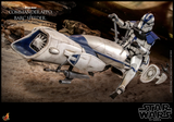 Hot Toys 1/6 TMS076 Star Wars: The Clone Wars Clone Commander Appo and BARC Speeder
