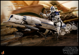 Hot Toys 1/6 TMS076 Star Wars: The Clone Wars Clone Commander Appo and BARC Speeder