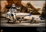 Hot Toys 1/6 TMS076 Star Wars: The Clone Wars Clone Commander Appo and BARC Speeder