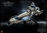 Hot Toys 1/6 TMS076 Star Wars: The Clone Wars Clone Commander Appo and BARC Speeder