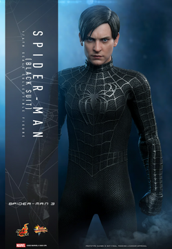 Hot Toys 1/6 MMS727 Spider-Man 3 - Spider-Man (Black Suit)