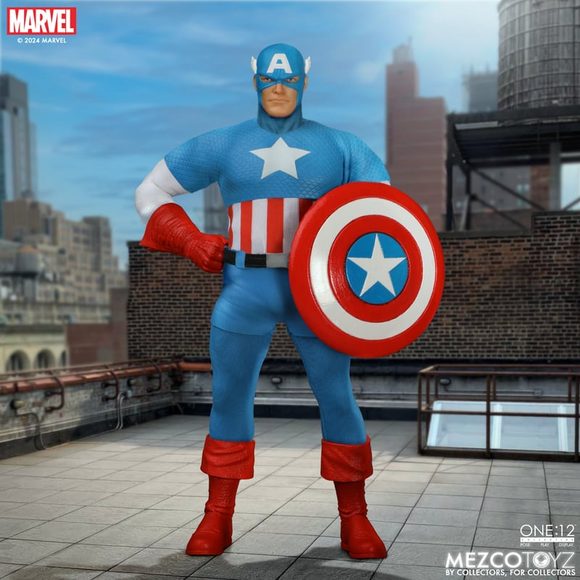 Mezco One:12 Collective - Captain America – Silver Age Edition