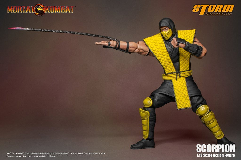 Scorpion Mortal Kombat Storm Collectibles 1:12 Action Figure