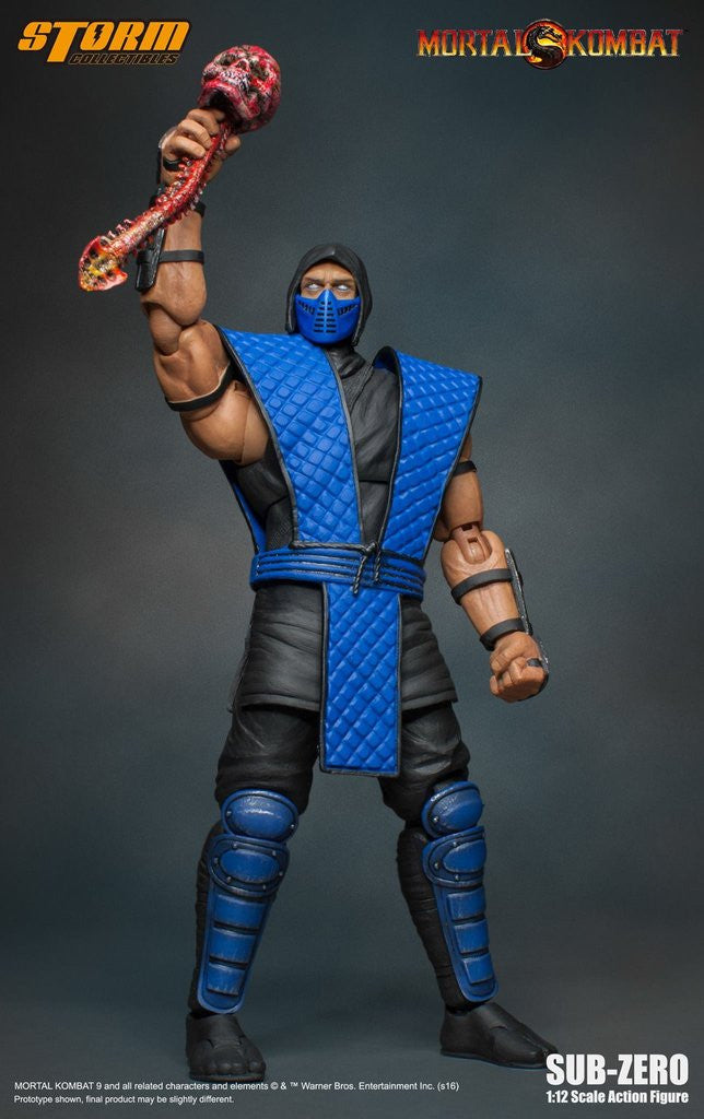 絶妙なデザイン Sub Zero Mortal Kombat Storm Collectibles 1:12 Action Figure アメコミ