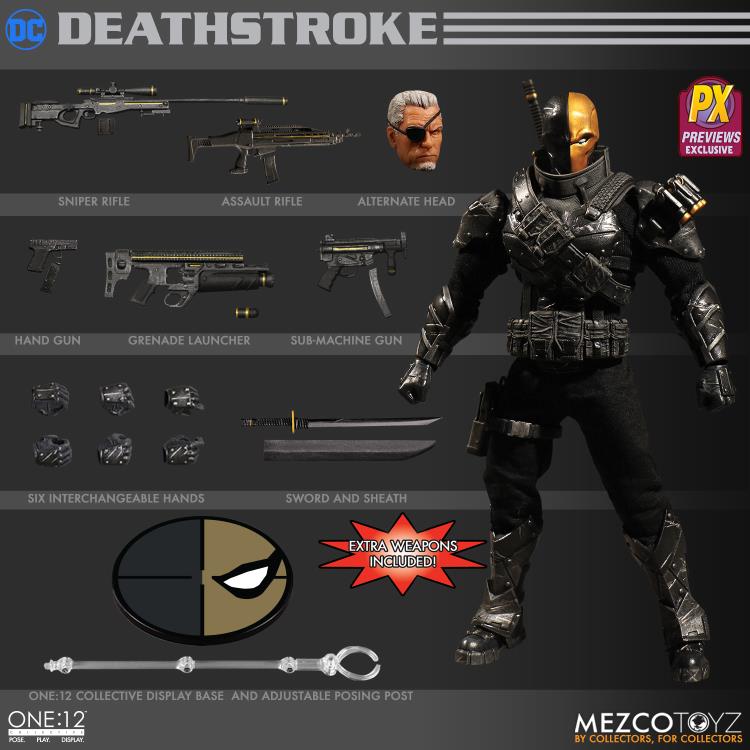 Mezco One:12 Collective DC: Deathstroke Stealth PX Exclusive