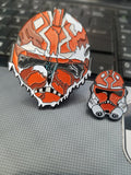 2" Inch Collectible Pin Star Wars The Clone Wars - 332nd Company Series Finale Ver.