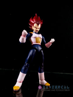 Xavier Cal Custom S. H. Figuarts Dragon Ball Super : Super Saiyan God Vegeta