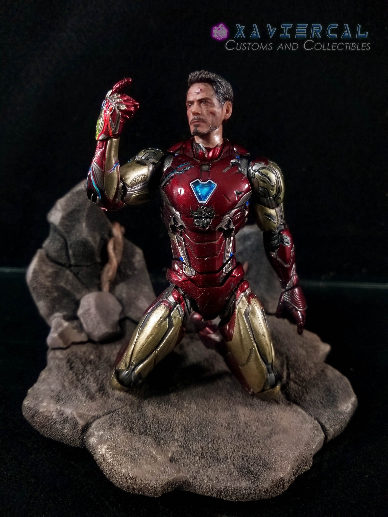 Xavier Cal Custom S. H. Figuarts Iron Man Mark 85 Final Battle