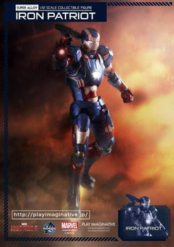 Play Imaginative Iron Man 3 Super Alloy Iron Patriot 1/12 Scale Figure
