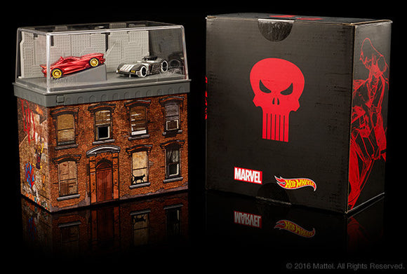 SDCC 2016 Exclusive Mattel Hot Wheels Daredevil VS Punisher