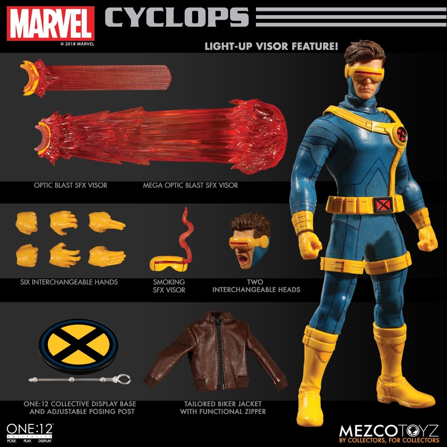 Mezco One:12 Collective Marvel X-men - Cyclops – Xavier Cal