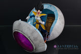 Xavier Cal Custom S. H. Figuarts Dragon Ball Z Sayian Saga - Vegeta + Sayian Pod & Diorama Set