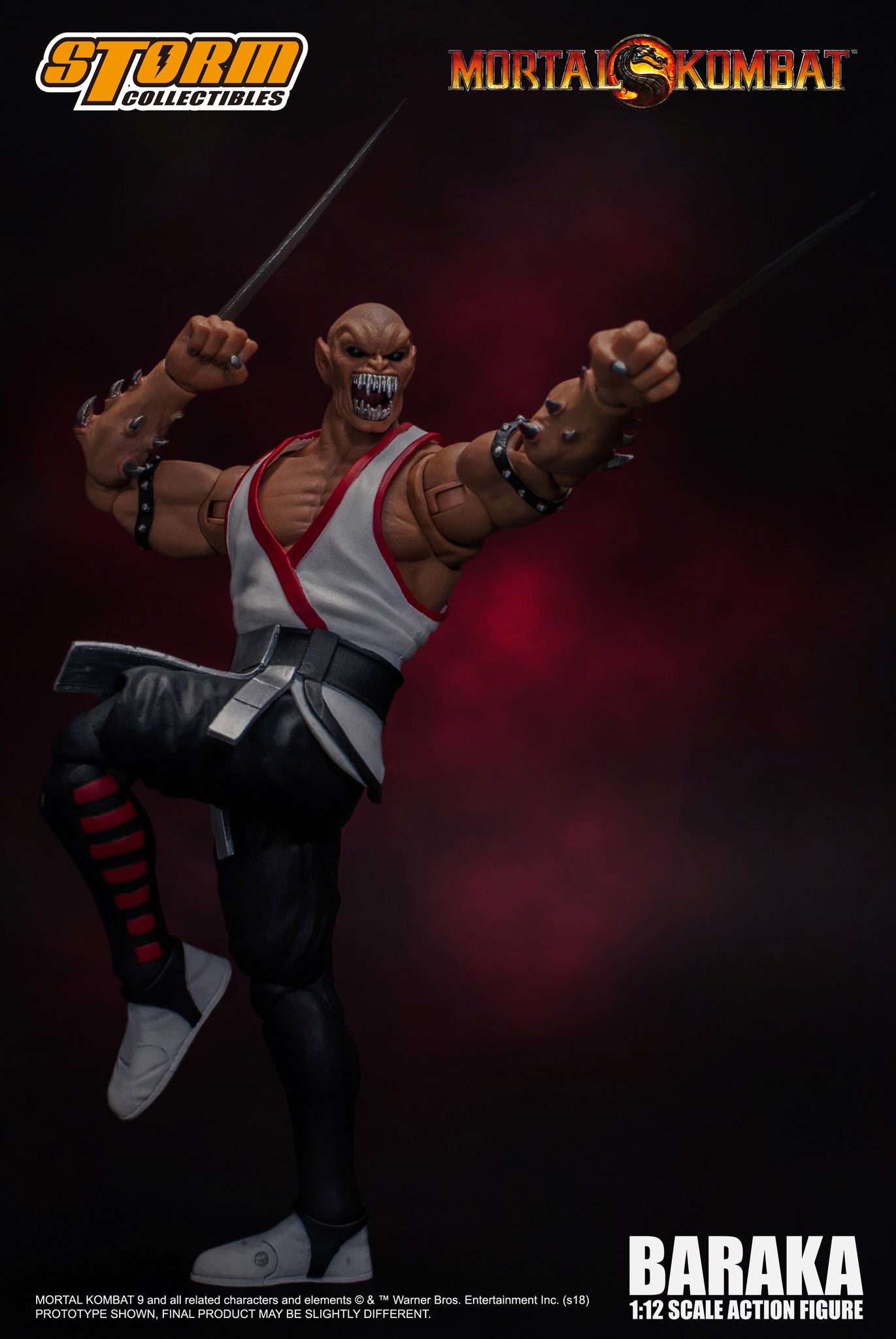Storm Collectibles BARAKA Mortal Kombat Action Figure Review 
