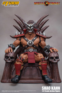 Shao Kahn Mortal Kombat Storm Collectibles 1:12 Action Figure - Box Damage -