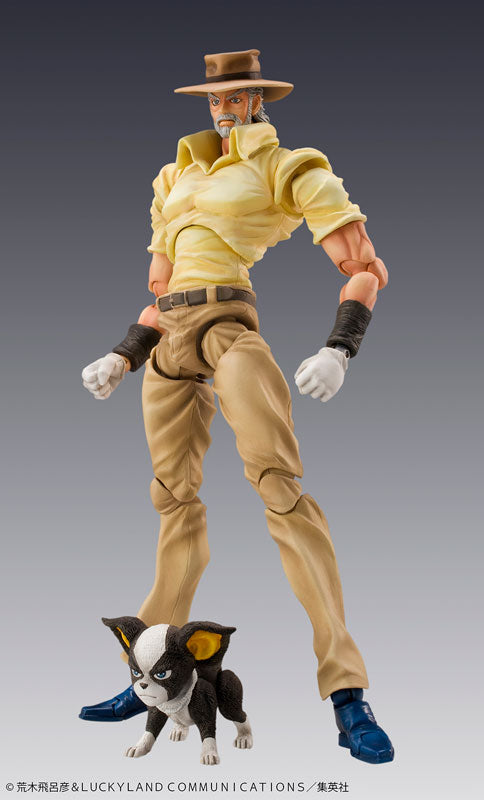 JoJo Bizarre Adventure Stardust Crusaders Super Action Statue - Joseph Joestar & Iggy