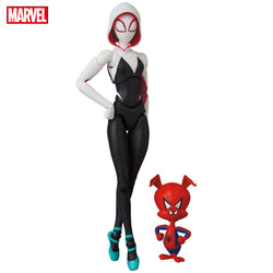 MAFEX Spiderman Into the Spider-Verse - Spider-Gwen & Spider- Ham