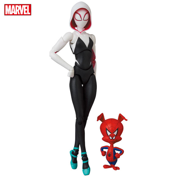 MAFEX Spiderman Into the Spider-Verse - Spider-Gwen & Spider- Ham