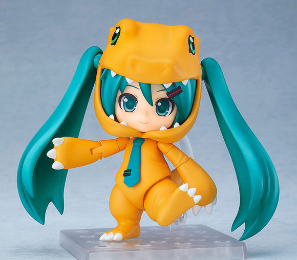 Nendoroid 1439 Vocaloid x Digimon - Hatsune Miku Kigurumi Agumon Version