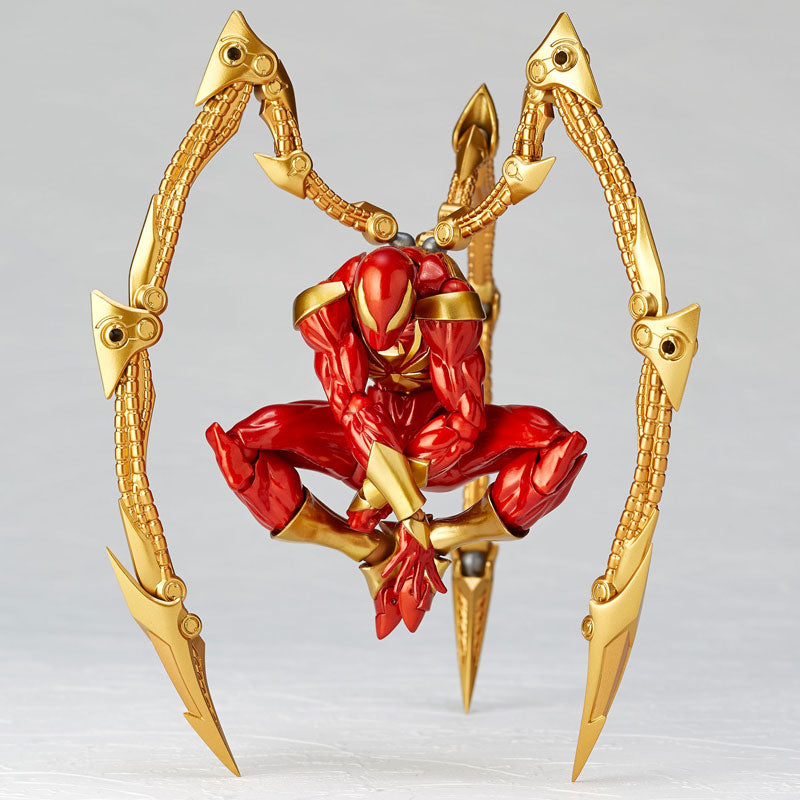 リボルテック　アイアンスパイダー　Revoltech Iron Spider Marvel Amazing Yamaguchi Revoltech No.023EX Iron Spider (Black Ver