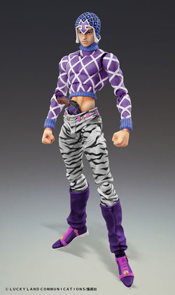 JoJo's Bizarre Adventure Golden Wind Super Action Statue Guido Mista & S.P. Third