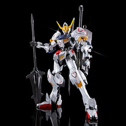 Gundam MG 1/100 The Gundam Base Limited - Gundam Barbatos Titanium Finish