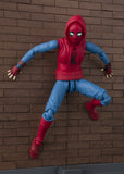 S. H. Figuarts Spider-Man: Homecoming - Spider-Man (Home Made Suit Ver.) & Tamashii Option Act Wall