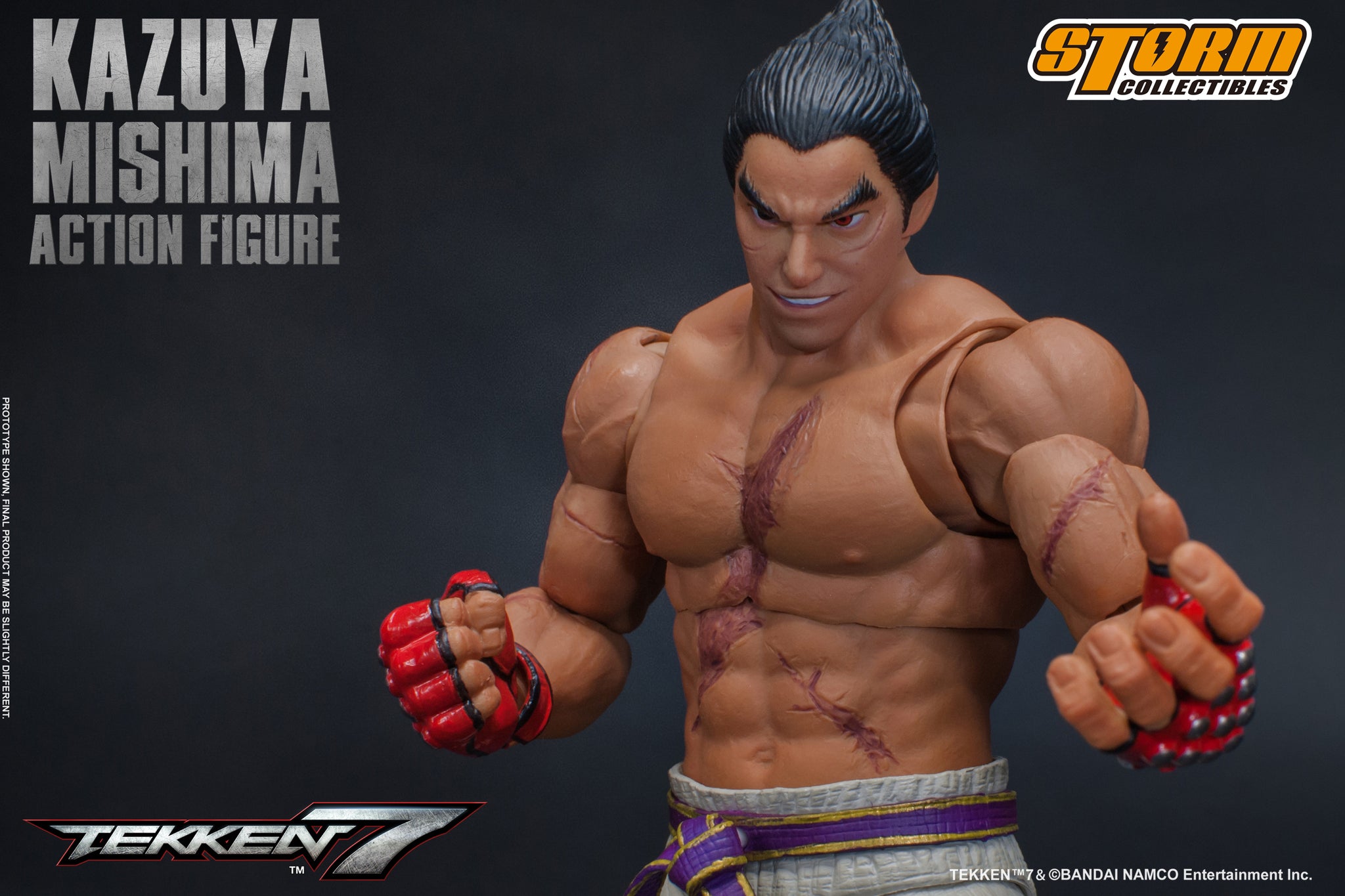 Official Tekken 7 Kazuya Mishima 1/12 Scale Figure Storm Toys Collectibles