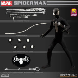 Marvel One:12 Collective Spider-Man (Black Suit) PX Previews Exclusive