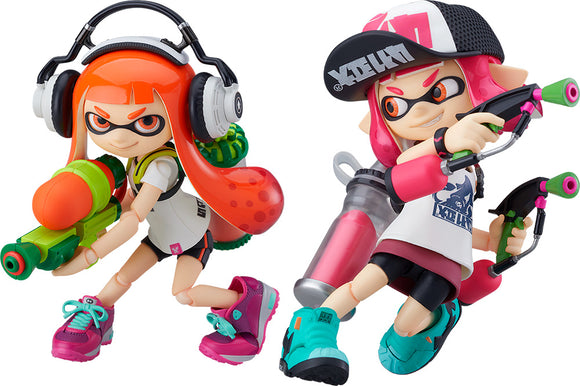 Figma Splatoon - Inkling Girls Set Deluxe Edition Re-issue Pre-order