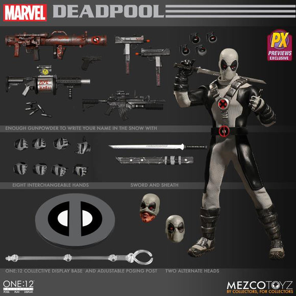 Mezco One:12 Collective Marvel Deadpool (X-Force) PX Previews Exclusive