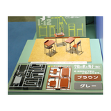 1/12 School Desk and Chair Set