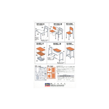1/12 School Desk and Chair Set