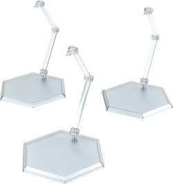The Simple Stand x3 (for Figures & Models) Hex Type