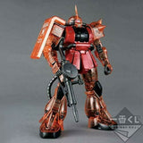Gundam MG 1/100 Gunpla Ichiban kuji B Prize - MS-06S Char Aznable's Zaku II Solid Clear / Standard Ver.