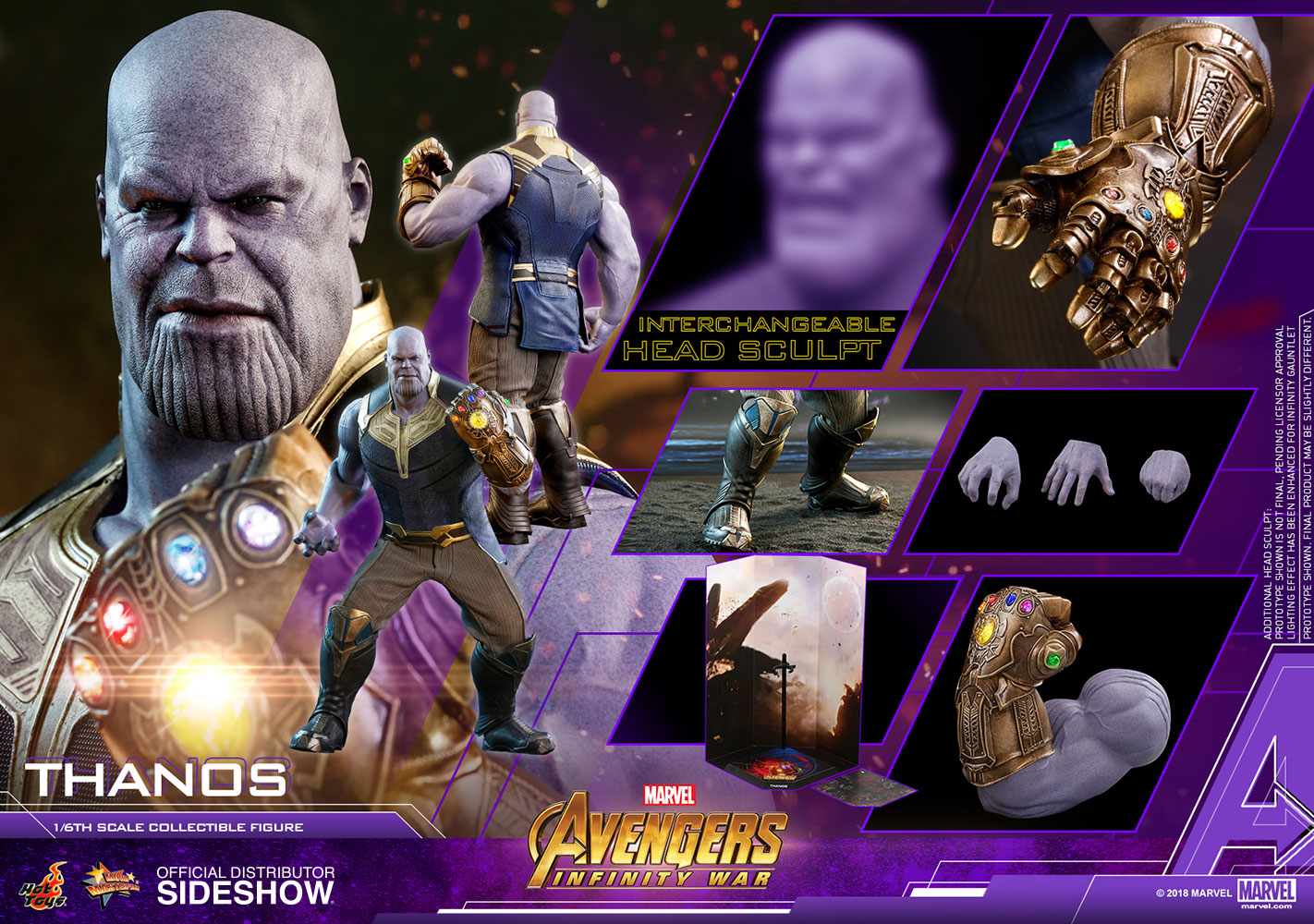 Camino 1/6 LED Avengers Infinity War Thanos 限定 サノス
