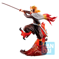 Bandai Spirits Ichibansho Figure - Demon Slayer: Kimetsu no Yaiba Kamado (Shake The Sword Burn Your Heart) Kyojuro Rengoku